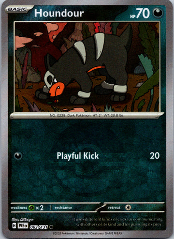 Houndour (Poke Ball Pattern) [062/131] - (Prismatic Evolutions) Holofoil