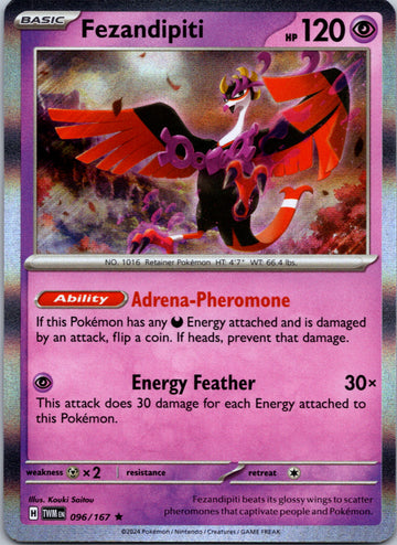 Fezandipiti [096/167] - (Twilight Masquerade) Holofoil