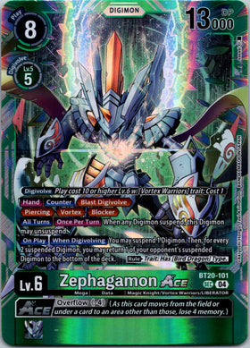 Zephagamon ACE [BT20-101 SEC] [Release Special Booster 2.5] Foil
