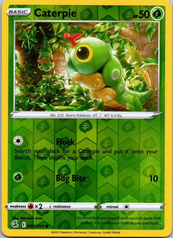 Caterpie [001/264] [Fusion Strike] Reverse Holofoil
