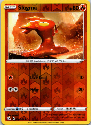 Slugma [034/264] [Fusion Strike] Reverse Holofoil