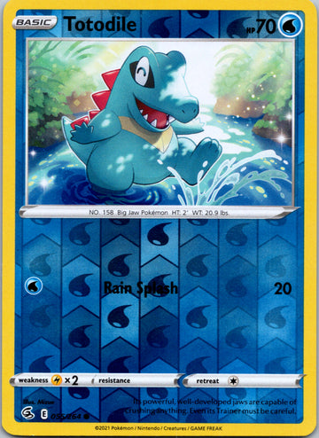 Totodile [055/264] [Fusion Strike] Reverse Holofoil