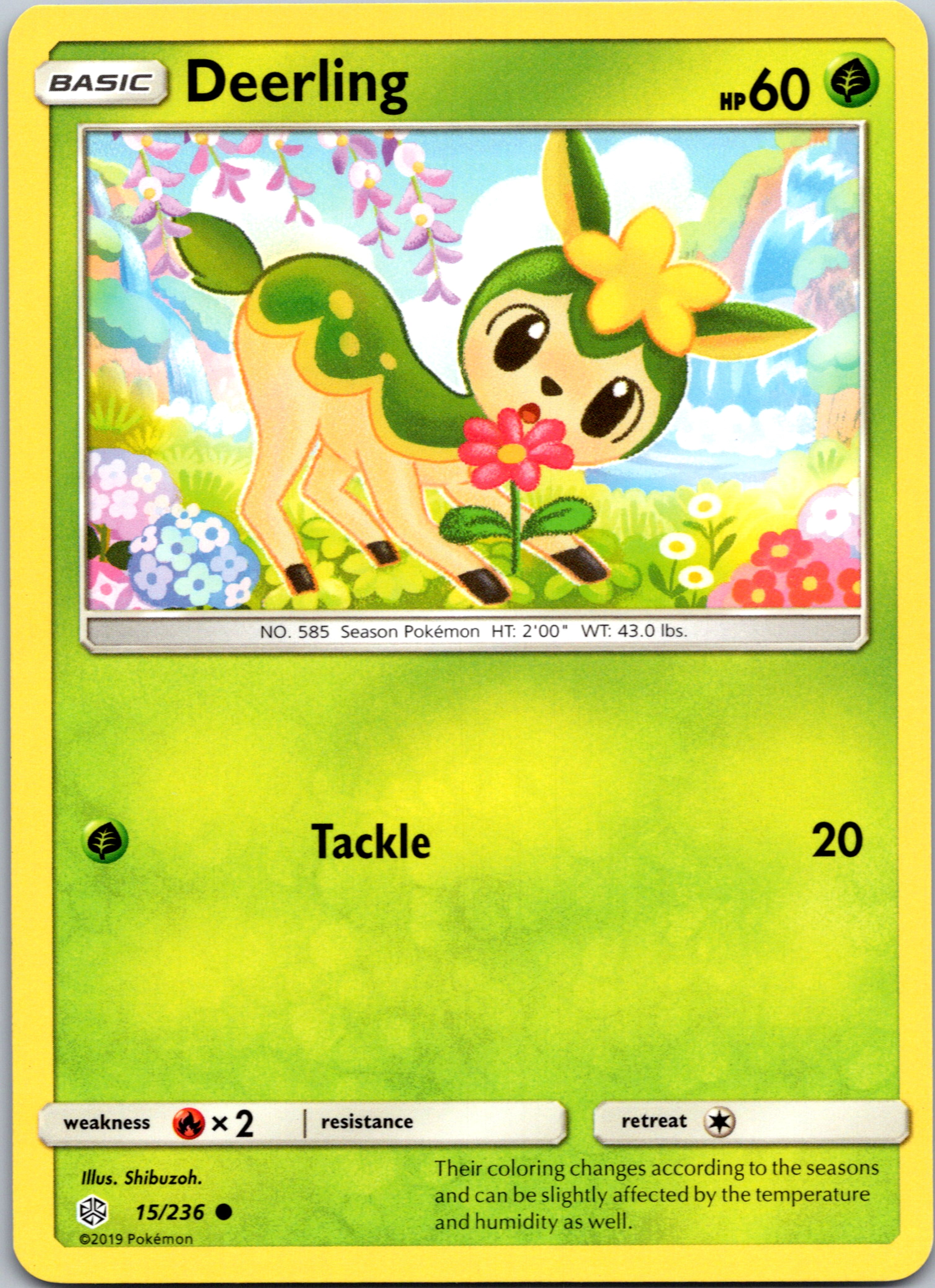 Deerling (015/236) [Sun & Moon: Cosmic Eclipse]