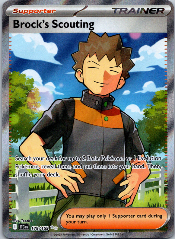 Brock's Scouting [179/159] [Journey Together] Holofoil
