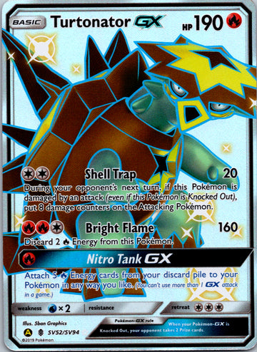 Turtonator GX (SV52/SV94) [Hidden Fates: Shiny Vault]