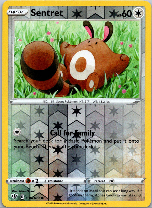 Sentret [135/189] [Darkness Ablaze] Reverse Holofoil