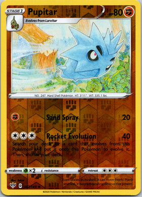 Pupitar [087/189] [Darkness Ablaze] Reverse Holofoil