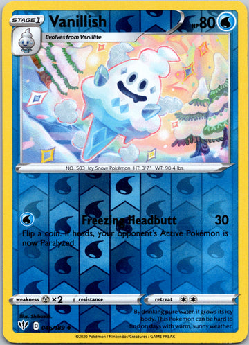 Vanillish [046/189] [Darkness Ablaze] Reverse Holofoil