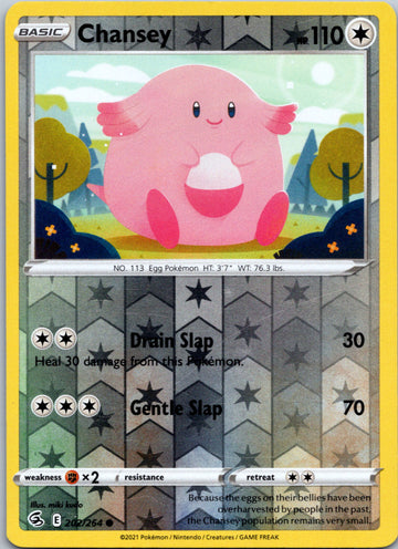 Chansey [202/264] [Fusion Strike] Reverse Holofoil