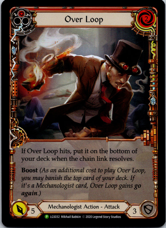 Over Loop (Red) [LGS032] (Promo)  Rainbow Foil
