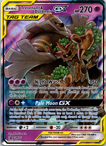 Trevenant & Dusknoir GX [SM217] [SM Promos] Holofoil