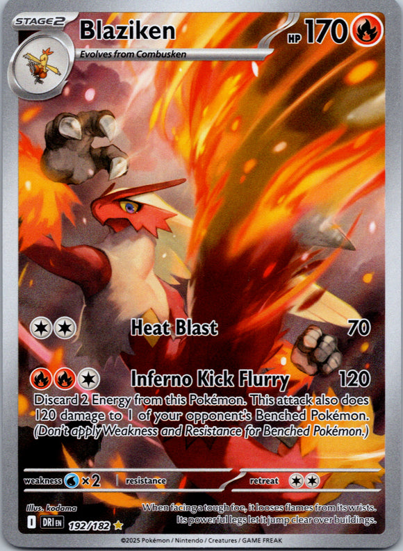 Blaziken - 192/182 [192/182] [Destined Rivals] Holofoil