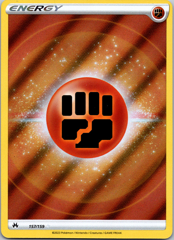 Fighting Energy (157/159) (Texture Full Art) [Sword & Shield: Crown Zenith]