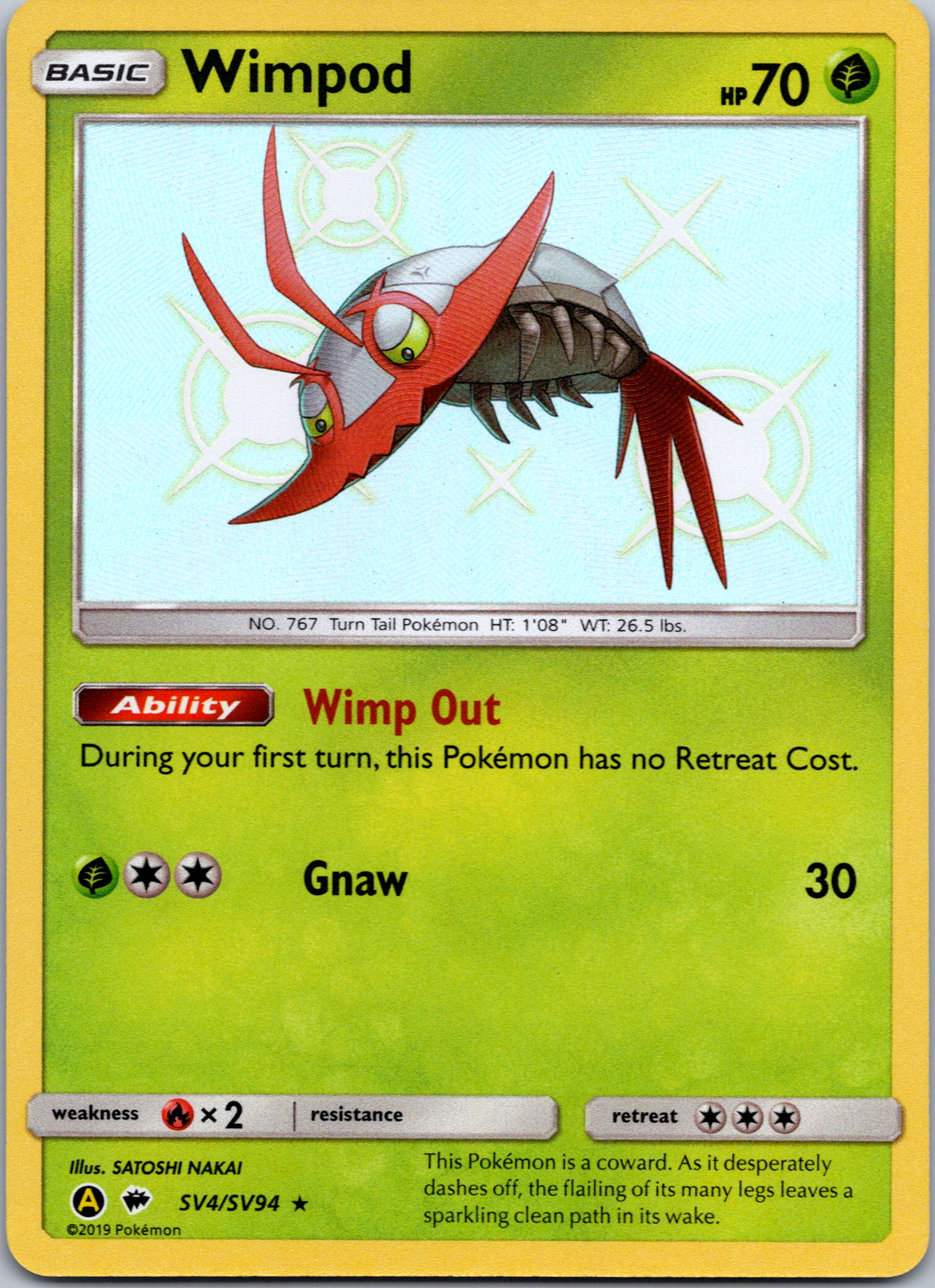 Wimpod (SV4/SV94) [Hidden Fates: Shiny Vault]