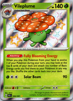Vileplume [094/091] - (Paldean Fates) Holofoil