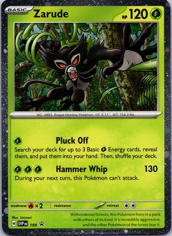 Zarude [199] [Scarlet & Violet Promo Cards] Holofoil