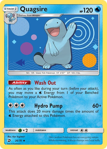 Quagsire [26/70] [Dragon Majesty] Reverse Holofoil