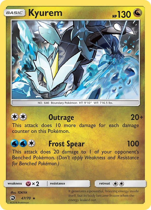 Kyurem [47/70] [Dragon Majesty] Holofoil