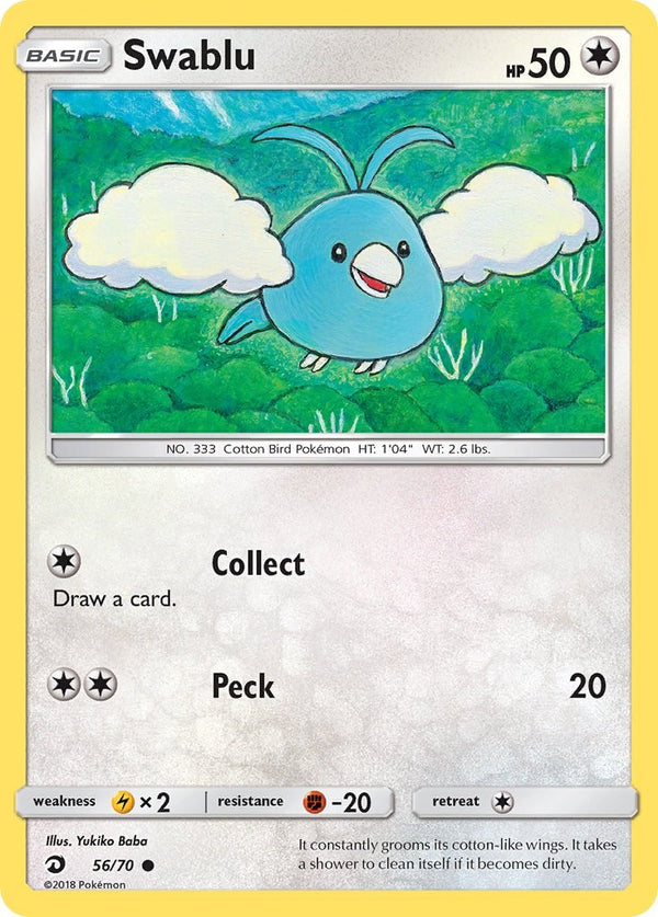 Swablu [56/70] [Dragon Majesty] Reverse Holofoil
