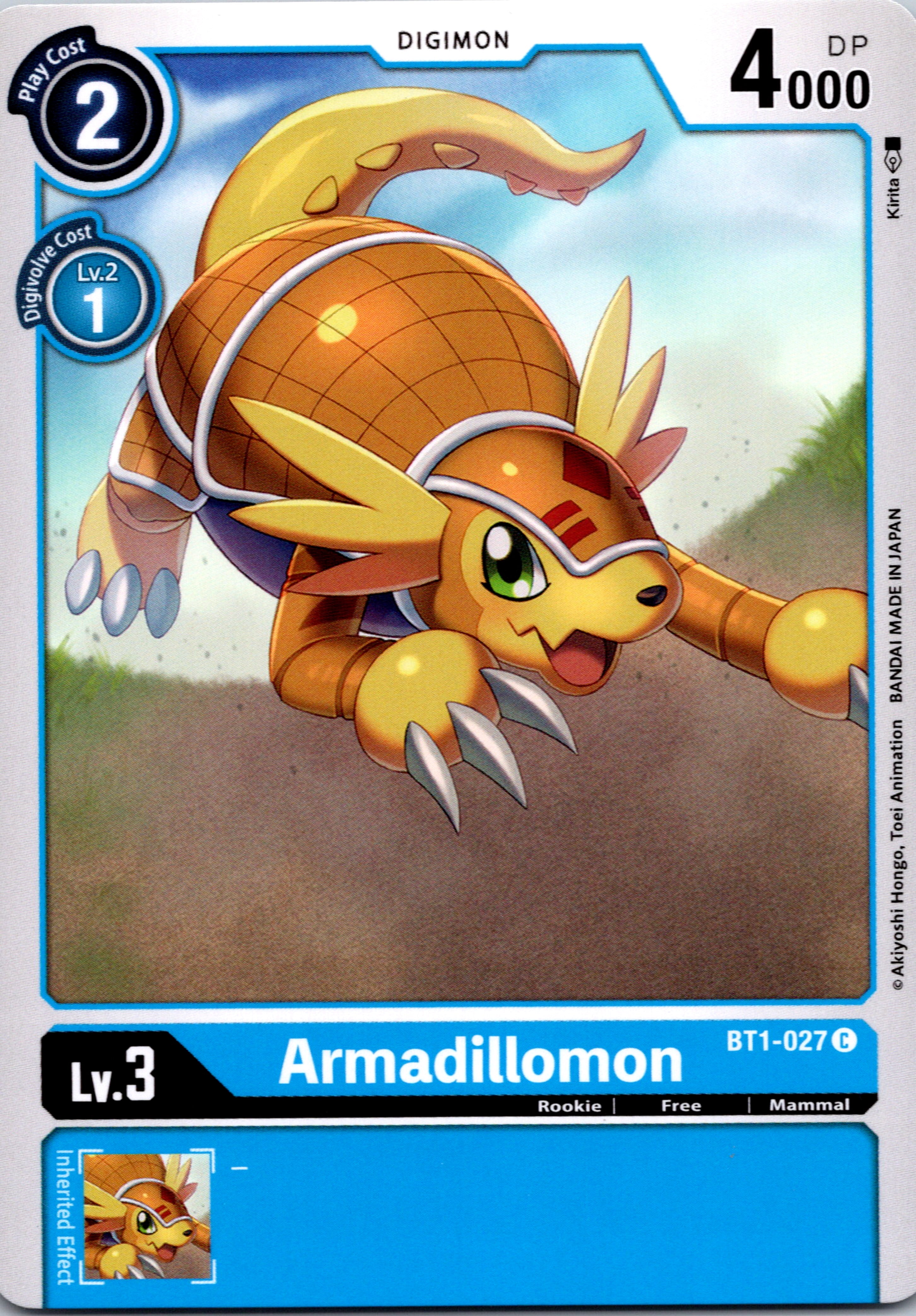 Armadillomon - BT1-027 [BT1-027] [Release Special Booster] Normal
