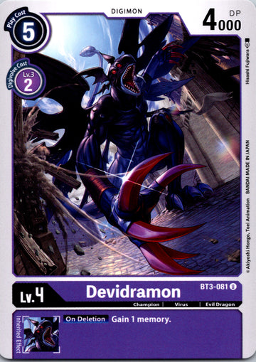 Devidramon [BT3-081] [Release Special Booster] Normal