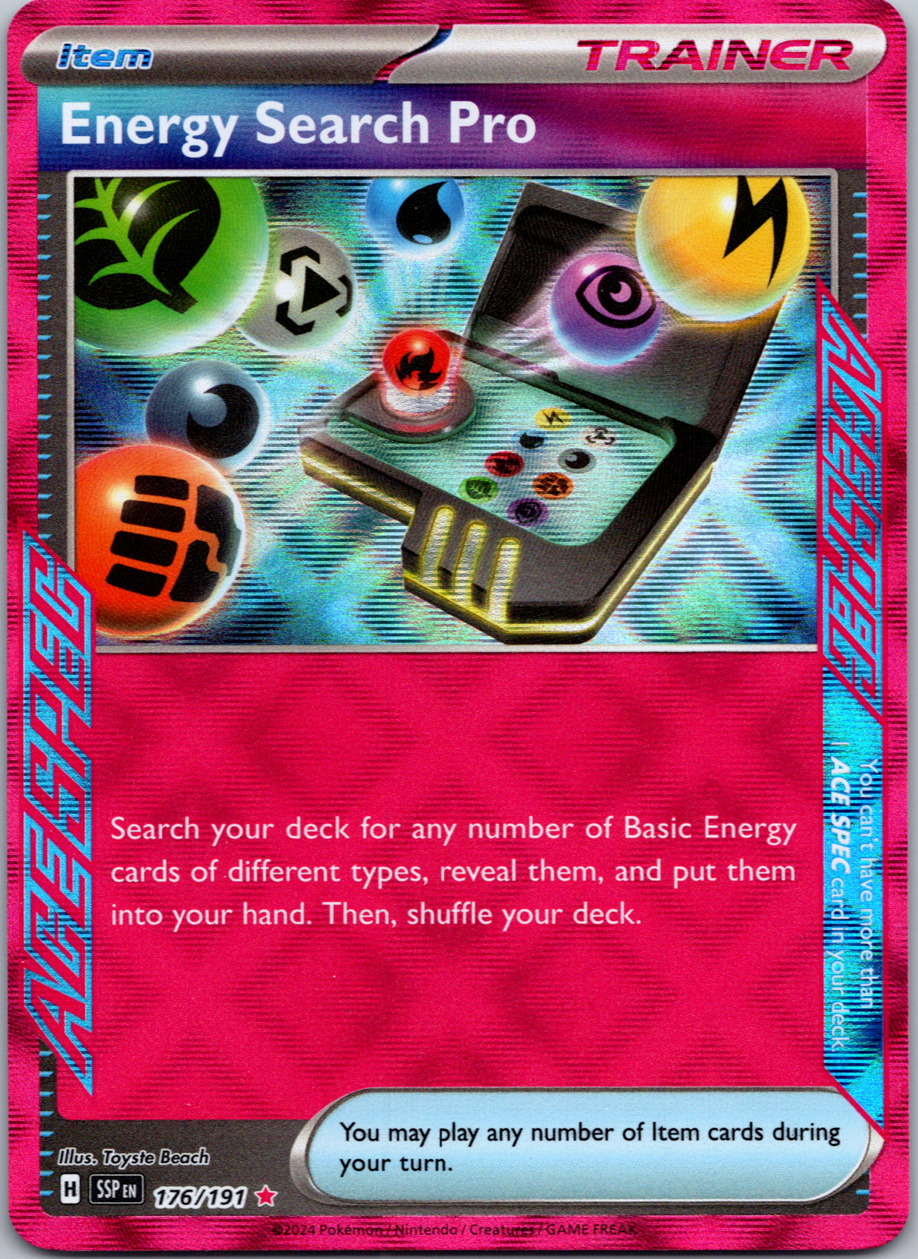 Energy Search Pro [176/191] - (Surging Sparks) Holofoil