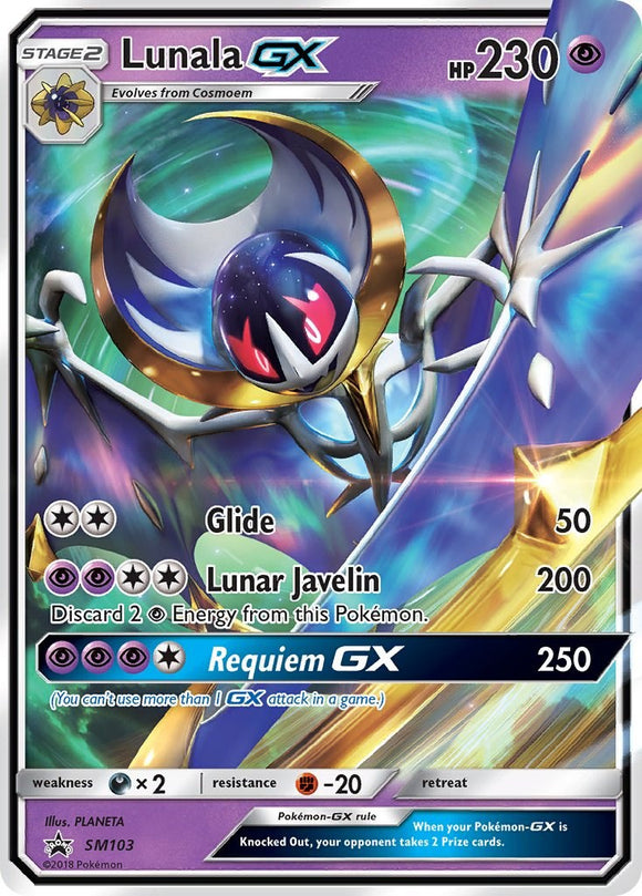 Lunala GX - SM103 [SM103] [SM Promos] Holofoil