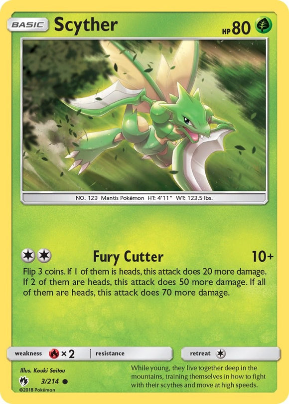 Scyther (003/214) [Sun & Moon: Lost Thunder]