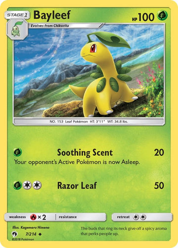 Bayleef [7/214] [SM - Lost Thunder] Reverse Holofoil