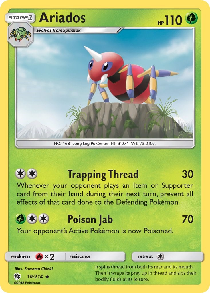 Ariados [10/214] [SM - Lost Thunder] Reverse Holofoil