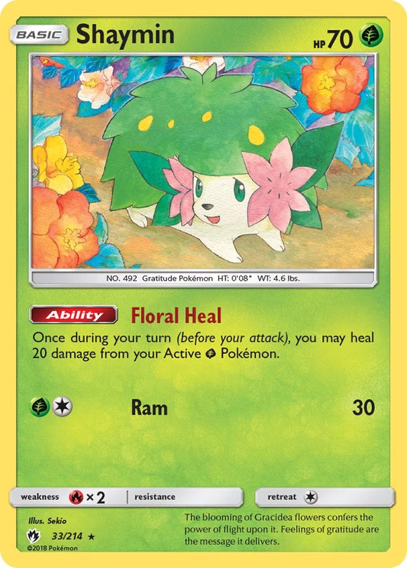 Shaymin (033/214) [Sun & Moon: Lost Thunder]