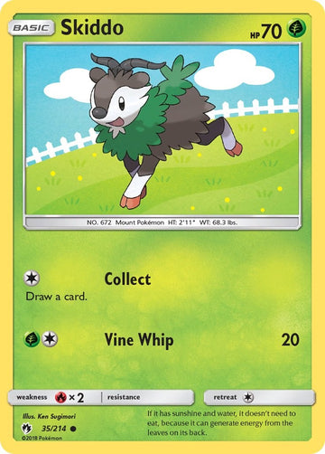 Skiddo (035/214) [Sun & Moon: Lost Thunder]