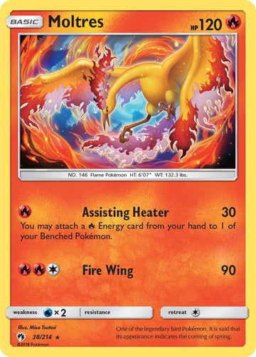 Moltres [38/214] [SM - Lost Thunder] Reverse Holofoil