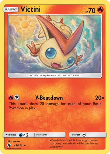 Victini [49/214] [SM - Lost Thunder] Reverse Holofoil