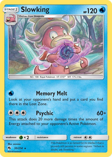 Slowking [55/214] [SM - Lost Thunder] Reverse Holofoil