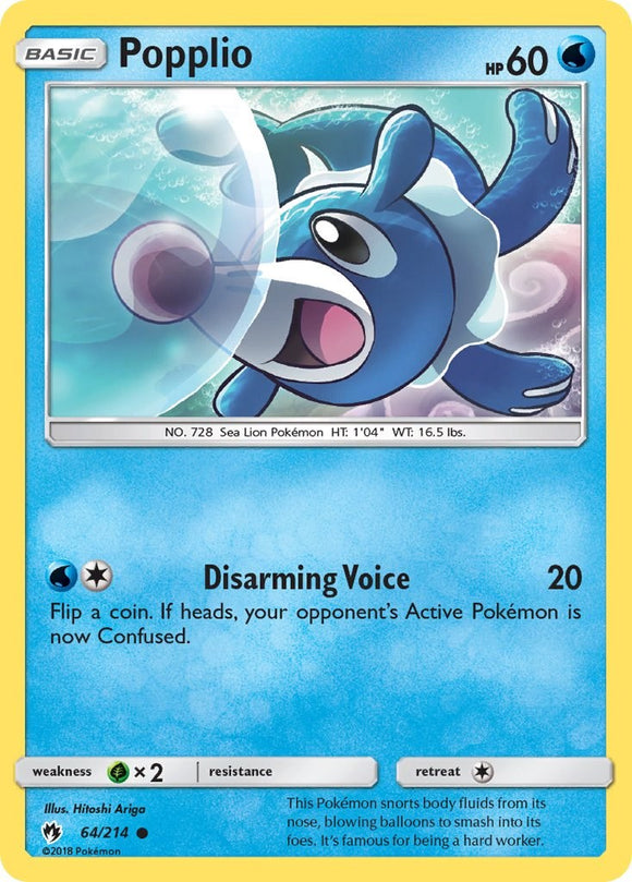 Popplio (064/214) [Sun & Moon: Lost Thunder]