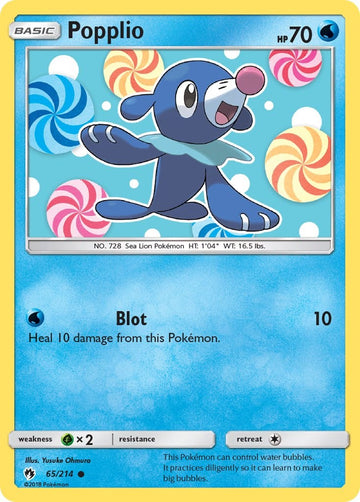 Popplio (065/214) [Sun & Moon: Lost Thunder]