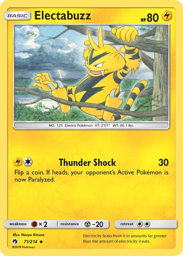 Electabuzz (071/214) [Sun & Moon: Lost Thunder]