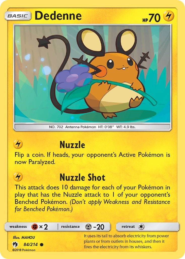 Dedenne (84) [84/214] [SM - Lost Thunder] Reverse Holofoil