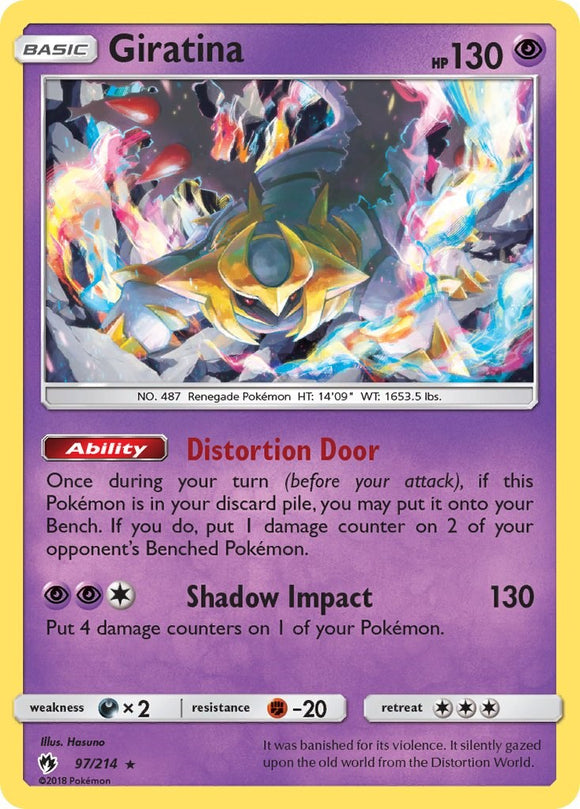 Giratina [97/214] [SM - Lost Thunder] Reverse Holofoil