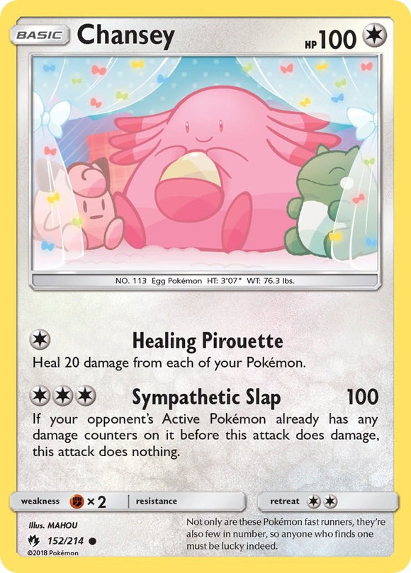Chansey [152/214] [SM - Lost Thunder] Reverse Holofoil