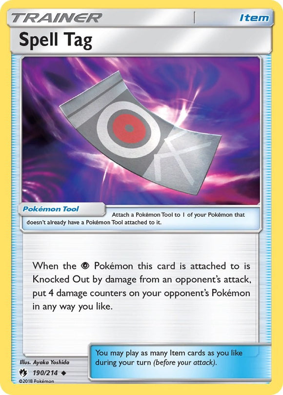 Spell Tag [190/214] [SM - Lost Thunder] Reverse Holofoil