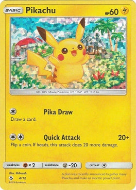 Pikachu - 4/12 [004/012] [McDonald's Promos 2018] Holofoil