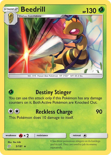Beedrill (005/181) [Sun & Moon: Team Up]