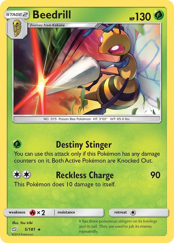 Beedrill (005/181) [Sun & Moon: Team Up]