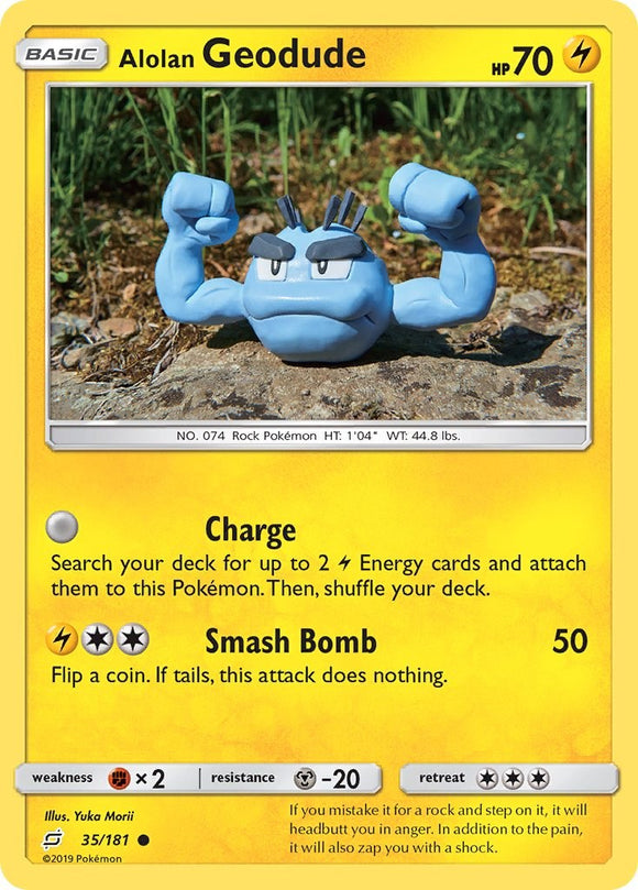Alolan Geodude (35) [35/181] [SM - Team Up] Reverse Holofoil