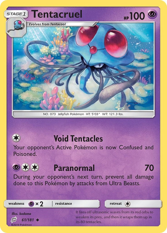 Tentacruel [61/181] [SM - Team Up] Reverse Holofoil