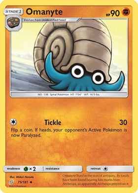 Omanyte [75/181] [SM - Team Up] Reverse Holofoil