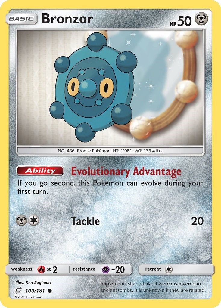 Bronzor [100/181] [SM - Team Up] Reverse Holofoil