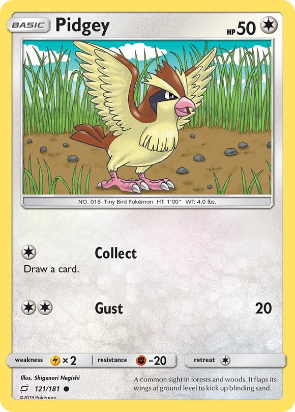 Pidgey (121) [121/181] [SM - Team Up] Reverse Holofoil